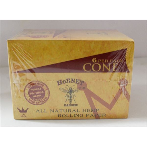 CASE OF HORNET 1 1/4" CONES, 6 CONES/PACK 24 PACKS