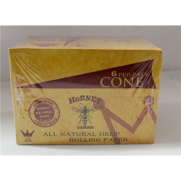 CASE OF HORNET 1 1/4" CONES, 6 CONES/PACK 24 PACKS