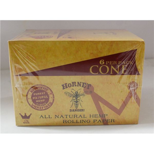 CASE OF HORNET 1 1/4" CONES, 6 CONES/PACK 24 PACKS