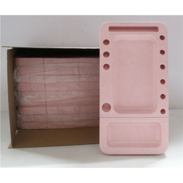NEW 10PK OF SMOKERS ACCESSORY TRAYS; PINK