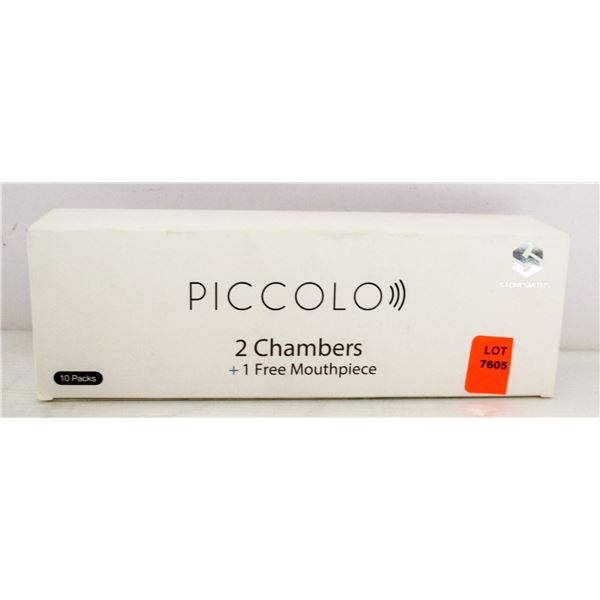 STONESMITHS PICCOLO 10PK CHAMBERS+ 1 MOUTH PIECE