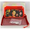 Image 1 : NEW RED GLOW TRAY; LED PLASTIC ROLLING TRAY- 7