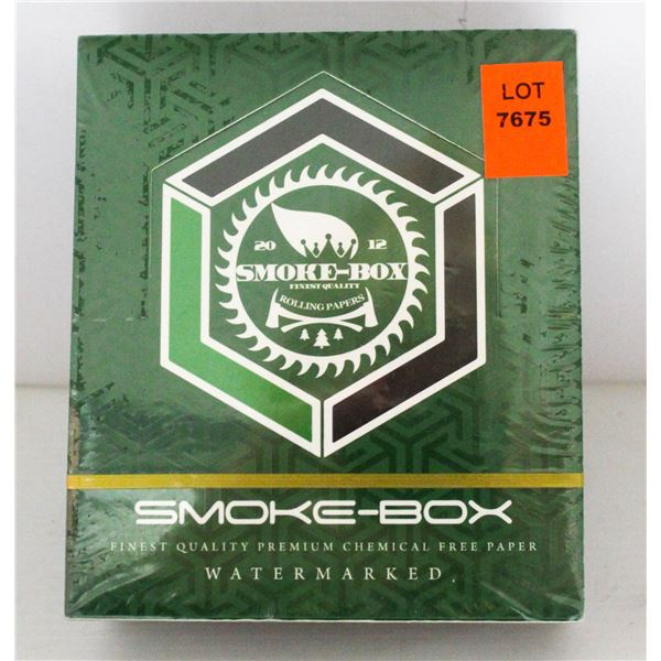 SMOKE BOX PURE ORGANIC HEMP CHEMICAL FREE PAPERS
