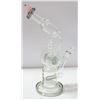 Image 1 : 12" FEAST CLEAR GLASS ORNATE BONG