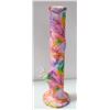 Image 1 : 14" NEW SILICONE STRAIGHT TUBE BONGO PRINTED BONG
