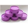 Image 1 : NEW 6PK BIO PLASTIC TWIST HERB GRINDERS; PURPLE