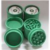 Image 1 : NEW 4PK SHYLO BIOPLASTIC TWIST HERB GRINDERS-GREEN