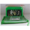 Image 1 : NEW GREEN GLOW TRAY; LED PLASTIC ROLLING TRAY- 7