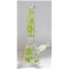 Image 1 : NEW 14" GREEN HONEYCOMB GLASS BEAKER BONG