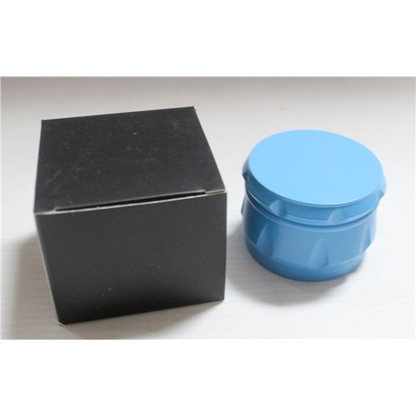2PK OF BLUE METAL TWIST HERB GRINDERS