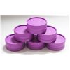 Image 1 : NEW 6PK BIO PLASTIC TWIST HERB GRINDERS; PURPLE