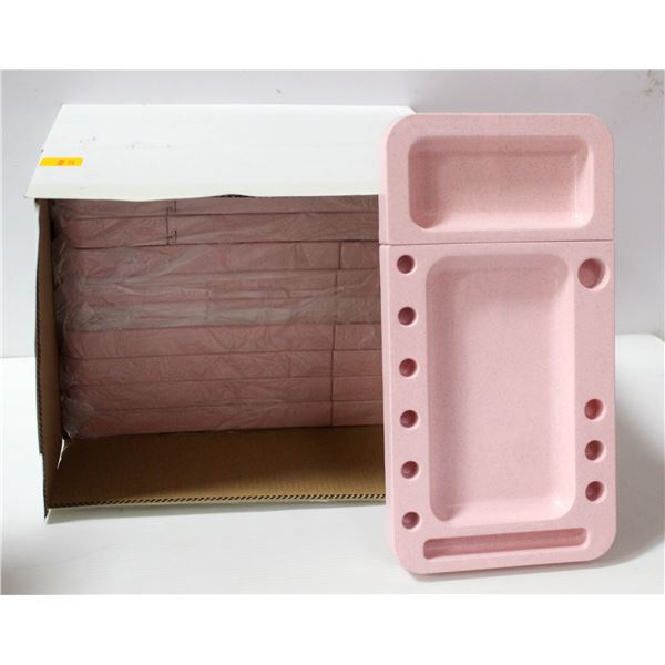 NEW 10PK OF SMOKERS ACCESSORY TRAYS; PINK