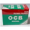 Image 1 : OCB 10 PK 6MM SLIM MENTHOL FILTERS; 150/PK