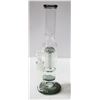 Image 1 : 11" NEW BONG WITH PERCS CLEAR AND SMOKEY GREY
