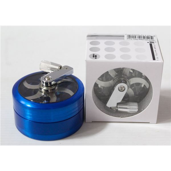 2PK INFYNITY METALLIC BLUE HERB GRINDER