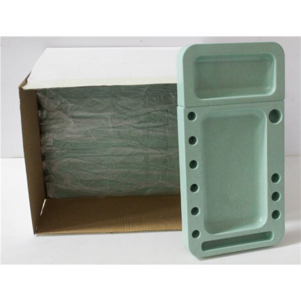 NEW 10PK OF SMOKERS ACCESSORY TRAYS; GREEN