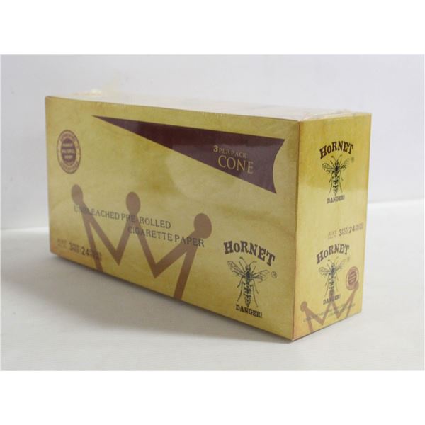 HORNET 24PK UNBLEACHED PRE ROLLED CIGARETTE PAPER