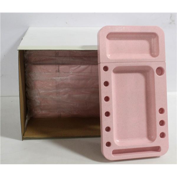 NEW 10PK OF SMOKERS ACCESSORY TRAYS; PINK