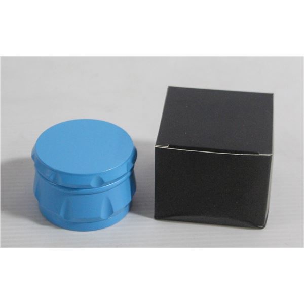 2PK OF BLUE METAL TWIST HERB GRINDERS