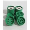 Image 1 : NEW 4PK SHYLO BIOPLASTIC TWIST HERB GRINDERS-GREEN