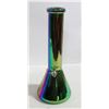 Image 1 : NEW 12" RAINBOW METALLIC GLASS BEAKER BONG