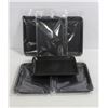 Image 1 : NEW 6PK  8" PLASTIC ROLLING TRAYS- BLACK