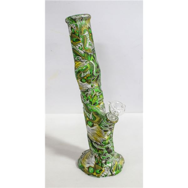 NEW 13.5" BONGO PIPES SILICONE STRAIGHT TUBE