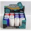 Image 1 : NEW HORNSBEE 12PK OF PLASTIC GRINDER JARS