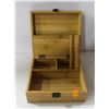 Image 1 : SHOMORY WOODEN STASH BOX W/ WOODEN COMPARTMENTS