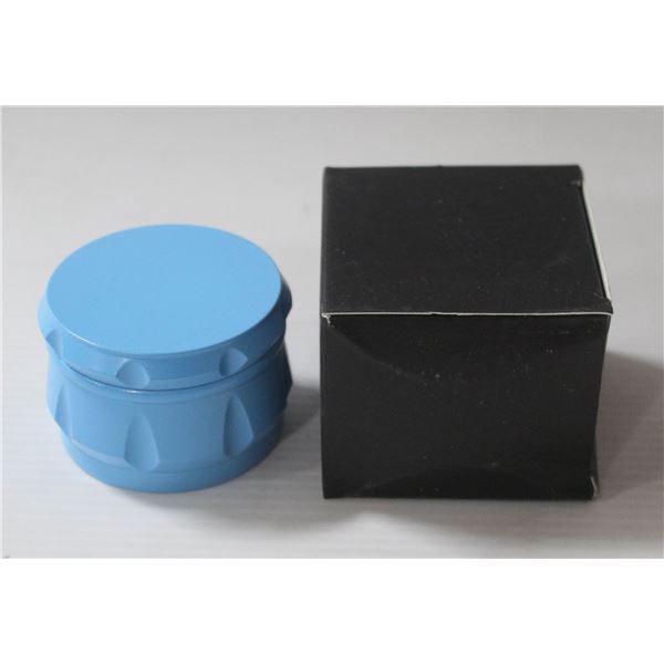 2PK OF METAL TWIST HERB GRINDERS; BLUE