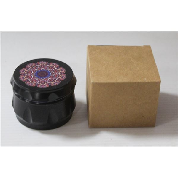 2PK OF METAL TWIST HERB GRINDERS; BLACK/ RED
