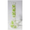Image 1 : NEW 14" GREEN HONEYCOMB GLASS BEAKER BONG