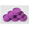 Image 1 : NEW 6PK BIO PLASTIC TWIST HERB GRINDERS; PURPLE
