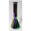 Image 1 : NEW 12"METALLIC RAINBOW BEAKER BONG