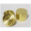 Image 1 : 2PK  METAL-GOLD TOBACCO GRINDERS