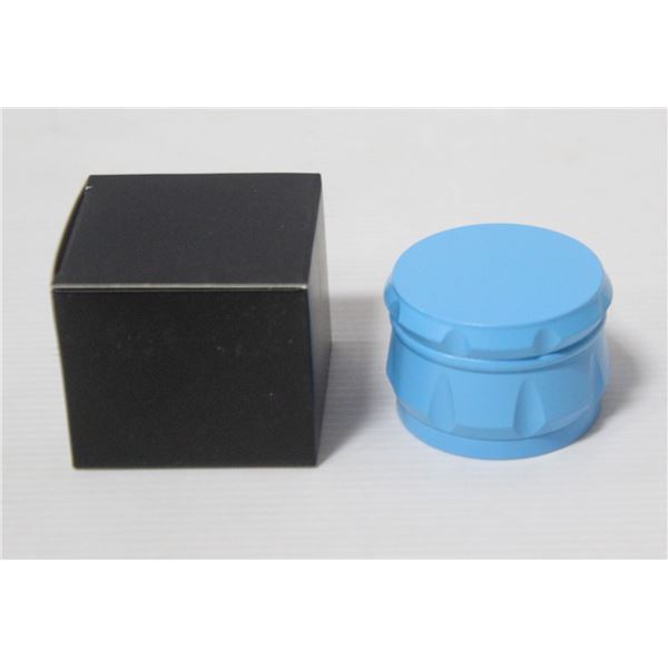 NEW 2PK BLUE METAL TWIST HERB GRINDERS