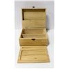 Image 1 : SHOMORY WOODEN STASH BOX W/ REMOVABLE TRAY