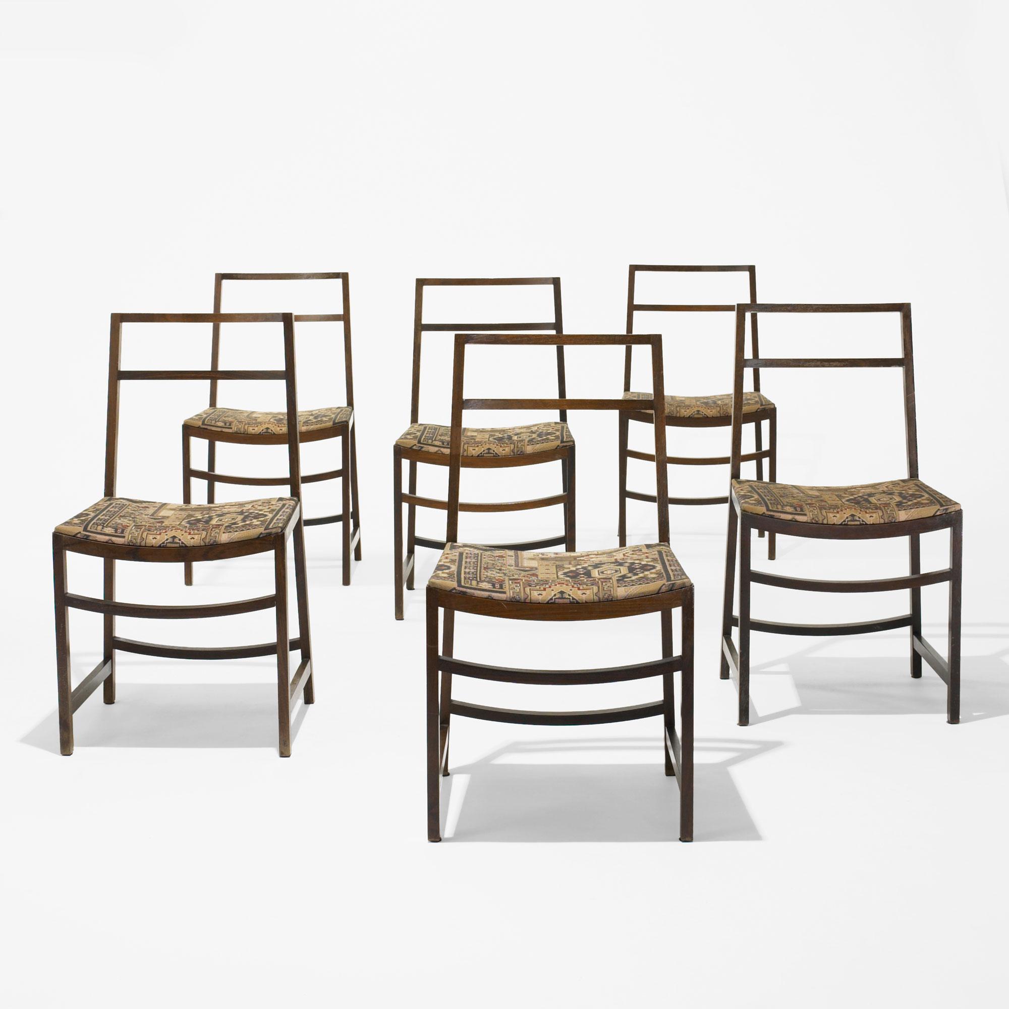 Renato Venturi dining chairs, set of six