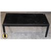 Image 1 : GLASS TOP COFFEE TABLE
