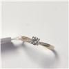 Image 3 : 10K YELLOW GOLD DIAMOND (0.18CT,SI1,G) RING