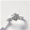 Image 2 : 10K WHITE GOLD WHITE MOISSANITE(1CT) RING