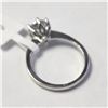 Image 4 : 10K WHITE GOLD WHITE MOISSANITE(1CT) RING