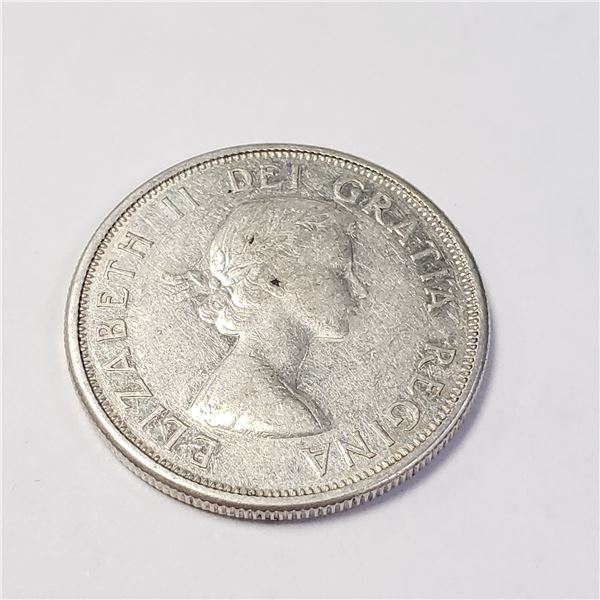 SILVER 0.5CENT CANADIAN 11.7G COIN