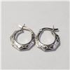 Image 1 : SILVER HOOP EARRINGS