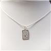 Image 1 : SILVER 18" NECKLACE