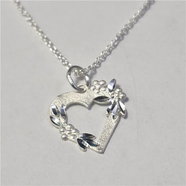 SILVER 16" NECKLACE