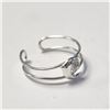 Image 2 : SILVER CZ TOE RING