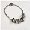 Image 2 : SILVER PANDORA STYLE BRACELET(~WEIGHT 22.7G)