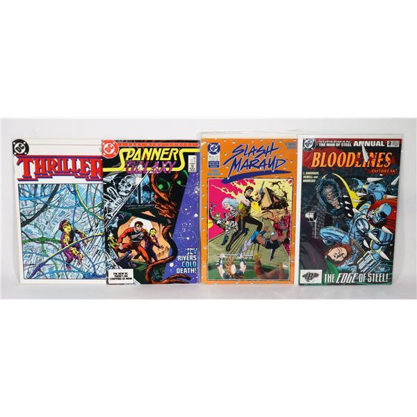 LOT OF 4 DC COMICS