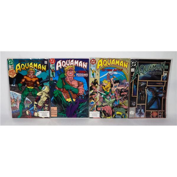 LOT OF 4 AQUAMAN COMICS